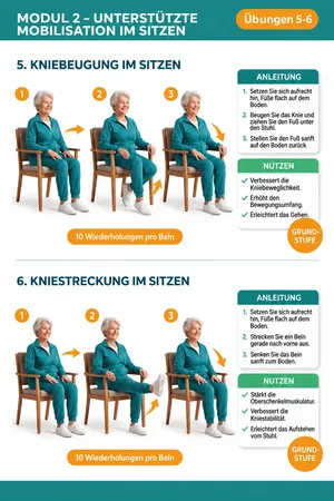 Seite: Sitzen mit Unterstützung